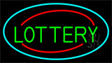 Green Lottery Neon Sign