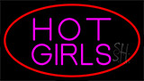 Hot Girls With Red Border Neon Sign