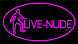 Pink Live Nudes With Girl Neon Sign