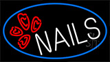 Red Nails Neon Sign