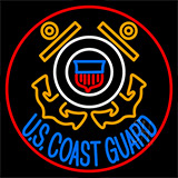 Us Coast Guard Logo Neon Sign