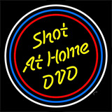 Yellow Shot At Home Dvd Neon Sign