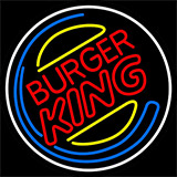 Burger King Double Stroke Circle Neon Sign