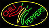 Chili Peppers Neon Sign