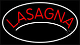 Red Lasagna Neon Sign