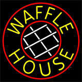 Waffle House Circle Neon Sign