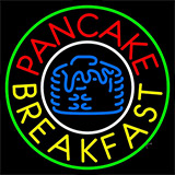 Circle Pancake Breakfast Neon Sign