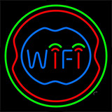 Red Free Wifi Available Here Neon Sign