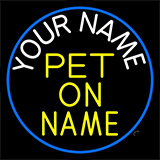 Custom Pet Name 1 Neon Sign