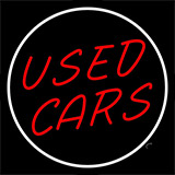 Red Used Cars Neon Sign