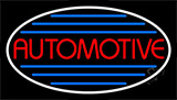 Automotive With Blue Lines Neon Sign