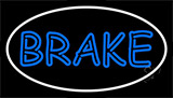 Blue Double Stroke Brake Neon Sign