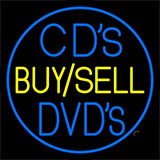 Cds Buy Sell Dvds Block Neon Sign