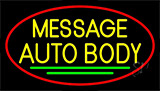 Custom Auto Body Block Neon Sign