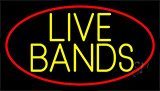 Yellow Live Bands 1 Neon Sign