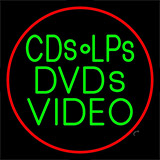 Cds Lps Dvds Video 1 Neon Sign