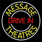 Custom Yellow Drive In Theatres Neon Sign