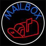 Mailbox With Logo Circle Neon Sign