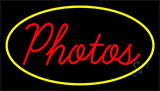 Red Cursive Photos With Neon Sign