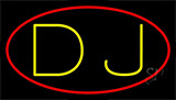 Yellow Dj 2 Neon Sign