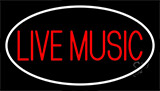 Block Live Music Red 2 Neon Sign