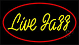 Yellow Live Jazz Cursive 2 Neon Sign
