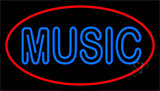 Blue Music Block 3 Neon Sign