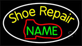 Custom Yellow Shoe Repair Boot Neon Sign
