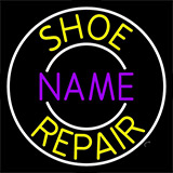Custom Yellow Shoe Repair Neon Sign