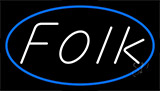 Folk Music 3 Neon Sign