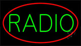 Green Radio Music Red Border 1 Neon Sign