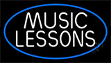 Music Lessons 2 Neon Sign