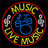 Music Live Neon Sign