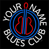 Custom Blues Club Guitar Neon Sign