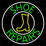 Green Shoe Repairs Neon Sign