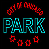 City Of Chicanco Park Neon Sign