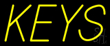Yellow Keys Neon Sign
