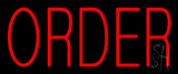 Red Small Order Neon Sign