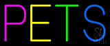 Pets Multicolored Neon Sign