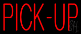 Red Pick Up Neon Sign