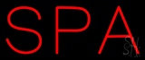 Red Spa Neon Sign