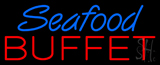 Red Seafood Buffet Neon Sign