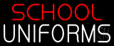 Red School White Uniforms Neon Sign