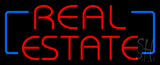 Red Real Estate Neon Sign