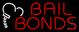 Red Bail Bonds Logo Neon Sign