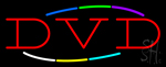 Multicolored Deco Style Dvd Neon Sign