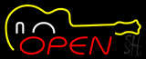 Music Open Neon Sign