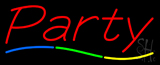 Red Party Neon Sign