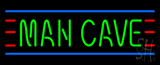 Man Cave Small Red Green And Blue Neon Sign