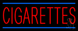 Red Cigarettes Blue Lines Neon Sign